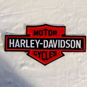 Harley Davidson embroidered logo patch